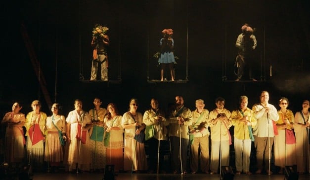 Orquestra Brasileira de Cantores Cegos vai se apresentar nesta quarta-feira (05) (Foto: Cia Poéticas da Cena Contemporânea/Divulgação)