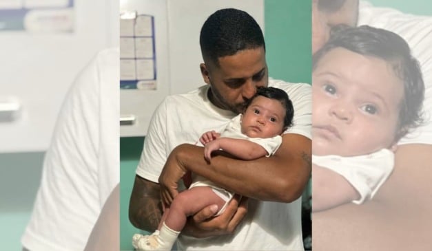 Richard Andrade e a filha Serena. Foto: Reprodução/Redes Sociais