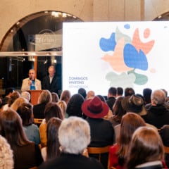 Autoridades e comunidade estiveram no lançamento da marca que pretende alavancar o turismo de Domingos Martins. Crédito: Rhuan Miranda/Divulgação