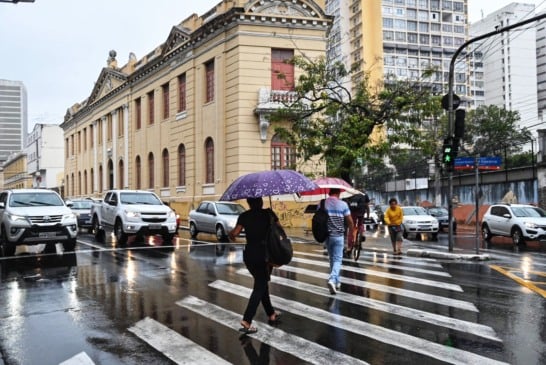 Previsão do tempo dia nublado ou chuva