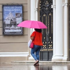 Previsão do tempo dia nublado ou chuva