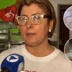 Comerciante Rosângela Bosi mostra boletins de ocorrência. Foto: Reprodução/TV Vitória