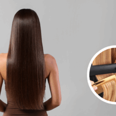 Cabelo liso sem chapinha com receita caseira/Canva