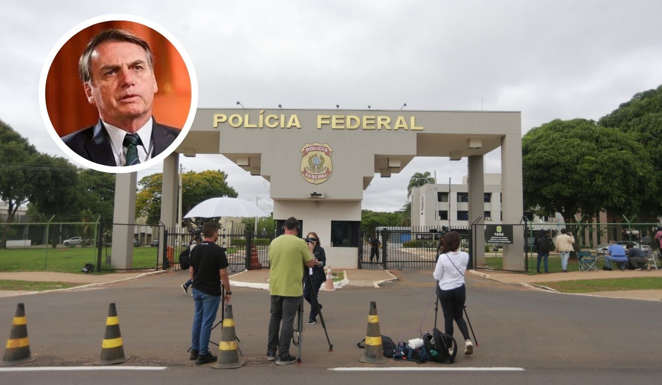 Superintendência da PF onde Jair Bolsonaro está preso Superintendência da PF onde Jair Bolsonaro está preso