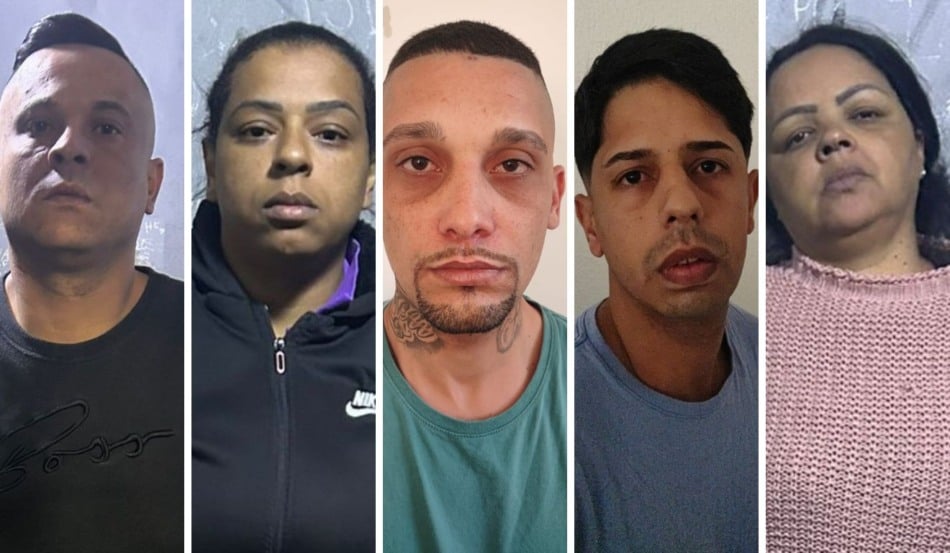 Vinícius, Caroline, Francisco, Hemerson e Aleksandra