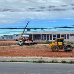 Terreno da futura loja da Havan
