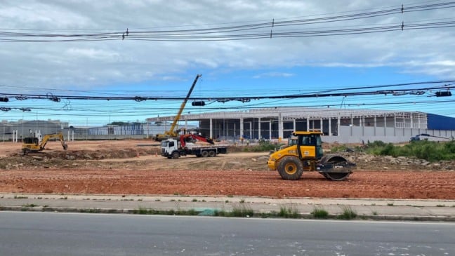 Terreno da futura loja da Havan