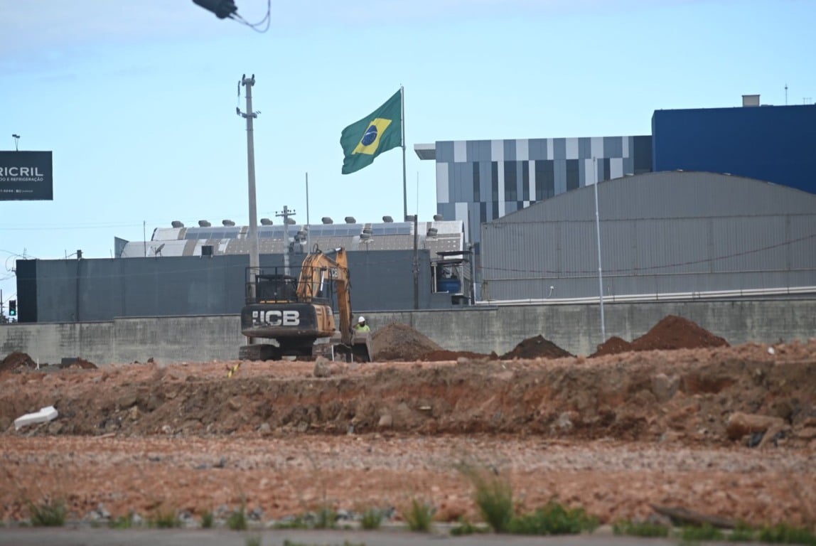 Terreno da futura loja da Havan