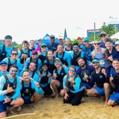 Campeonato Estadual de Va'a. Canoa havaiana. Praia de Camburi. Vitória