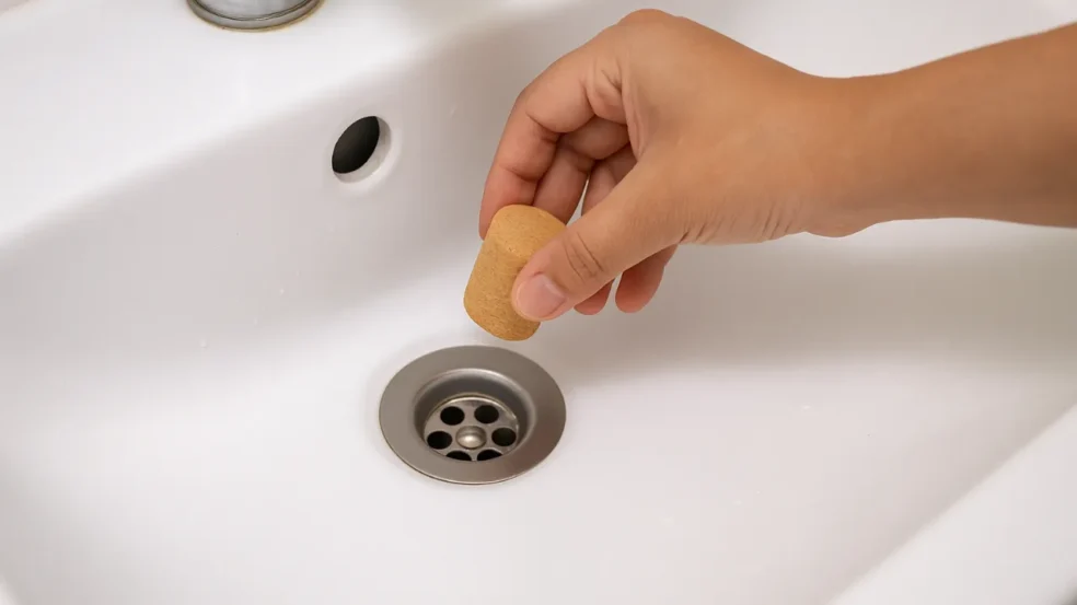 Veja como acabar com cheiro de esgoto na pia usando o antigo truque da rolha Veja como acabar com cheiro de esgoto na pia usando o antigo truque da rolha