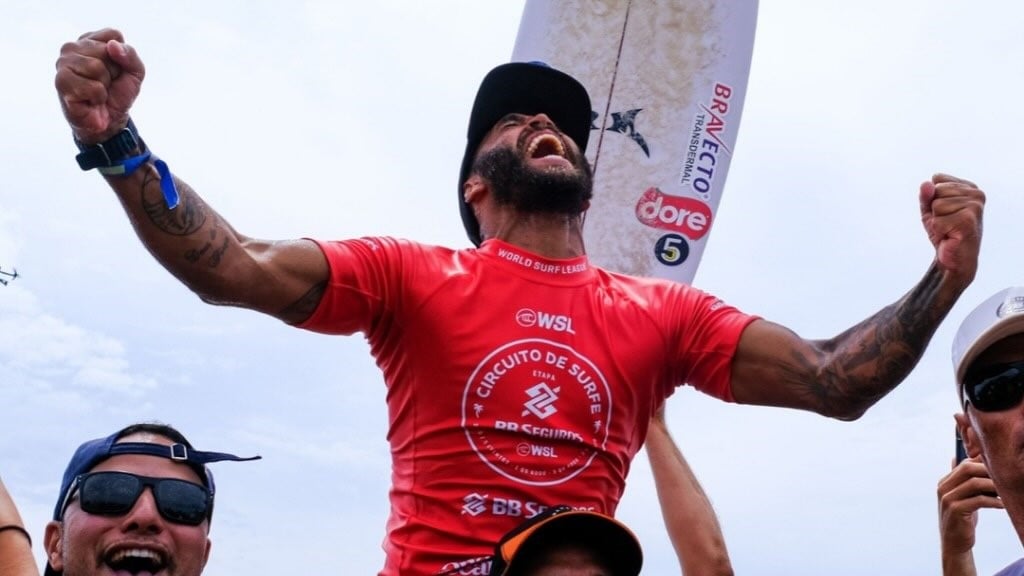 WSL no Espírito Santo. QS em Guarapari. Praia d'Ulé. 23/11/2025 Circuito Mundial de Surfe.