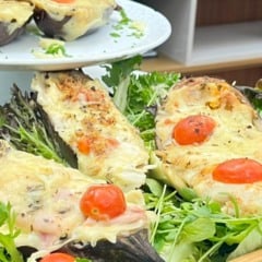 Berinjela Recheada. Foto: Roberta Salgueiro