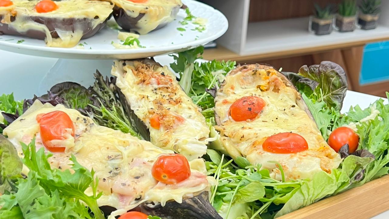 Berinjela Recheada. Foto: Roberta Salgueiro