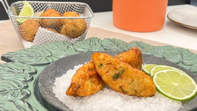 Bolinho de Bacalhau. Foto: Roberta Salgueiro.