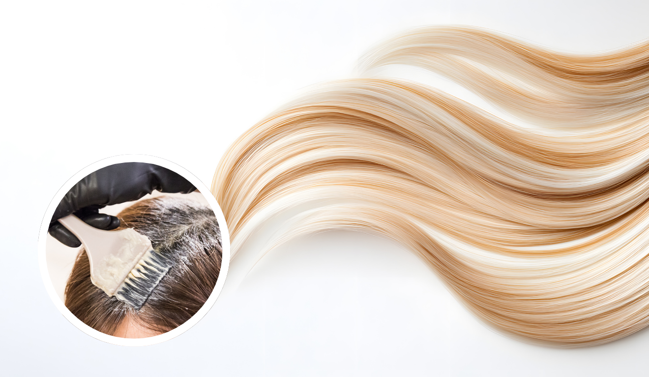 Tinta para cabelo branco/Canva