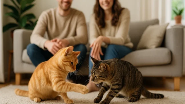acostumar dois gatos a conviverem juntos sem brigas