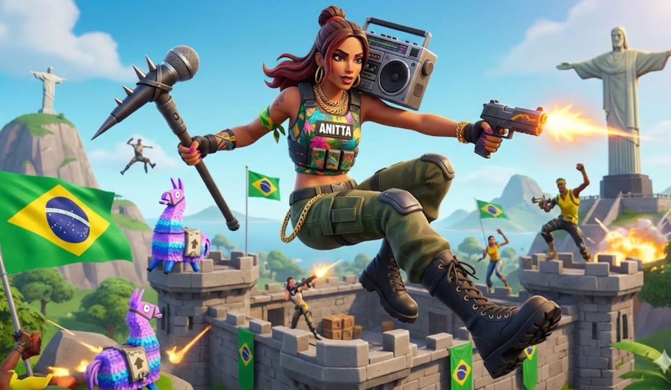 Anitta será a próxima estrela do Fortnite Festival; confira leaks do Capítulo 7