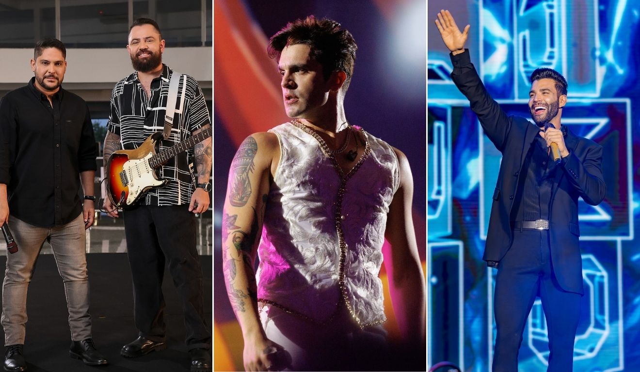 Jorge & Mateus, Luan Santana e Gusttavo Lima farão shows no ES em 2026 (Fotos: Divulgação/Caio Mayers/@marcussoares) Jorge & Mateus, Luan Santana e Gusttavo Lima farão shows no ES em 2026 (Fotos: Divulgação/Caio Mayers/@marcussoares)