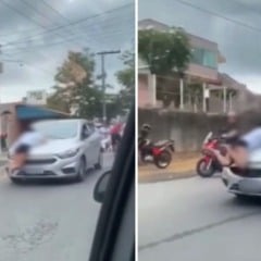 adolescente foi atropelada durante protesto