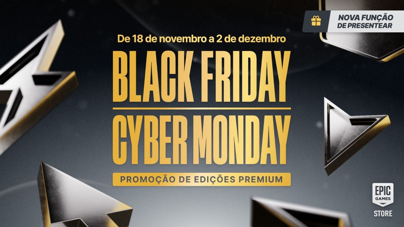 Começou a Black Friday da Epic Games Store Começou a Black Friday da Epic Games Store