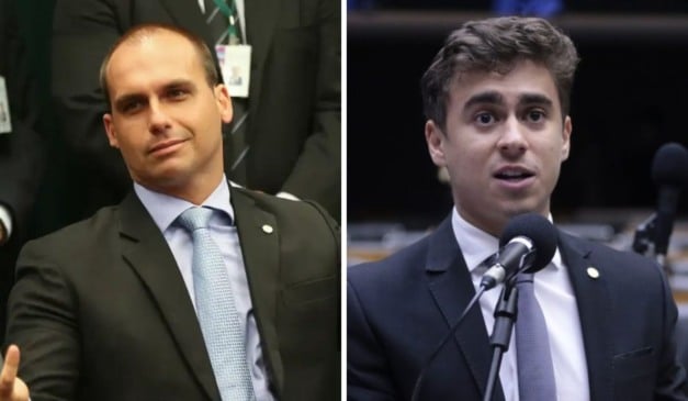 Eduardo Bolsonaro e Nikolas Ferreira