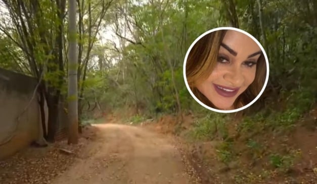Local onde Cláudia Fernandes foi morta