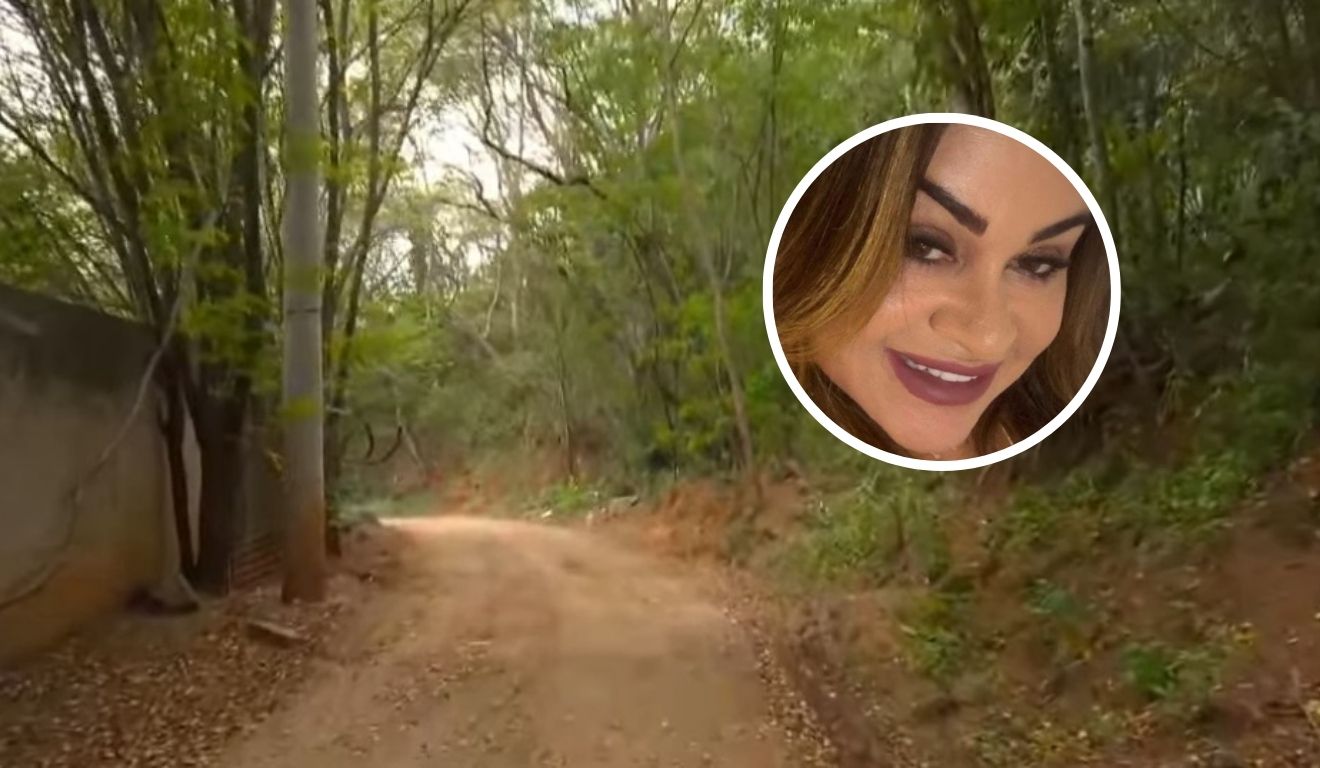 Local onde Cláudia Fernandes foi morta