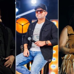 Show de Leonardo será gratuito; já as apresentações de Alemão do Forró e Lauana Prado será pago (Foto: Tom Zé/AgNews e Reprodução/Instagram)