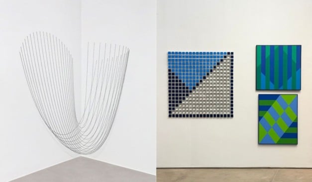 Obras de Amália Giacomini, Ascânio MMM e Luiz Sacilotto (Foto: Sergio Guerini/Divulgação)