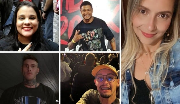 Fãs do Guns N' Roses celebram anúncio de show no ES (Foto: Acervo pessoal)