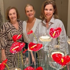 Antúrios, bons papos e mesa árabe para festejar Paula Abdenor