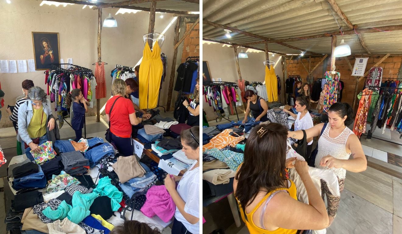 Bazar solidário terá peças a partir de R$ 8 na Black Friday