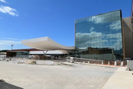 Hospital Unimed Serra, em finalização no bairro São Geraldo