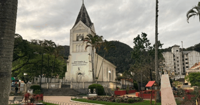 Igreja Luterana em Domingos Martins (Foto: Reprodução/Secult)
