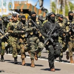 São chamados de kids pretos os utas das Forças Especiais do Exército Brasileiro, treinados para missões sigilosas em ambientes hostis Foto: Divulgação/Exército Brasileiro