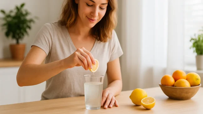 limão para equilibrar o pH do corpo e fortalecer a imunidade