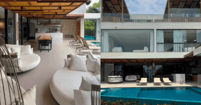 Mansão à venda no ES viraliza nas redes sociais (Foto: Divulgação/Instagram @vinisantos.imoveis)