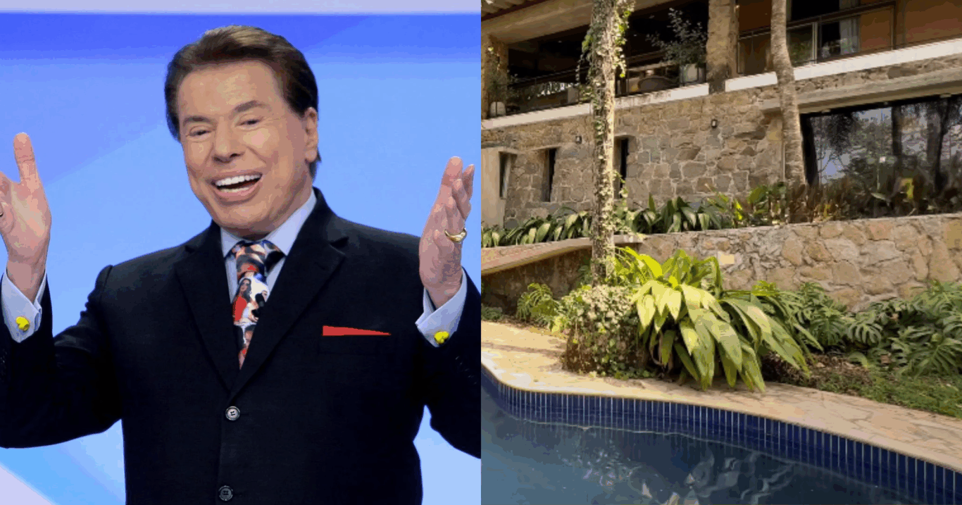 Casa de veraneio de Silvio Santos (Foto:Reprodução/Youtube)