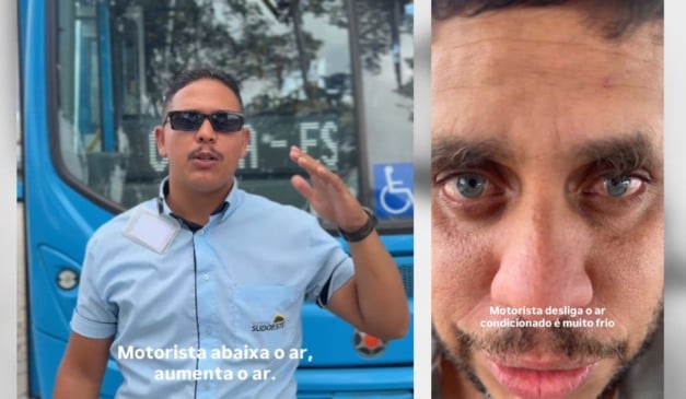 Motorista explica como funciona ar-condicionado do Transcol