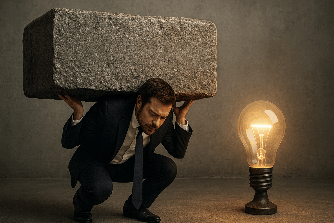 O peso da burocracia sobre a inovação O peso da burocracia sobre a inovação