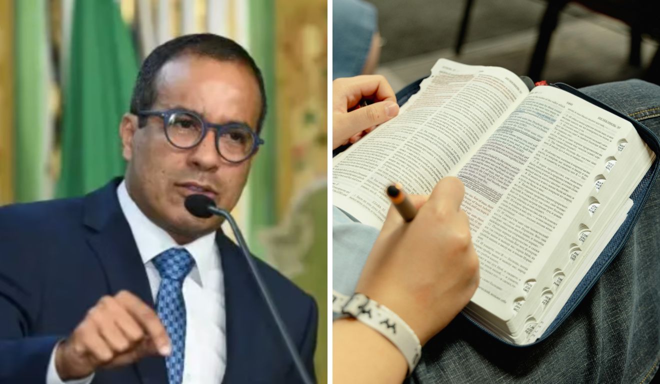 Prefeito de Salvador sanciona lei que autoriza uso da Bíblia como material paradidático em escolas da capital baiana Prefeito de Salvador sanciona lei que autoriza uso da Bíblia como material paradidático em escolas da capital baiana
