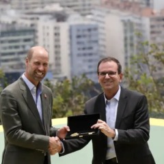 Príncipe William e Eduardo Paes