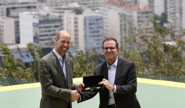 Príncipe William e Eduardo Paes