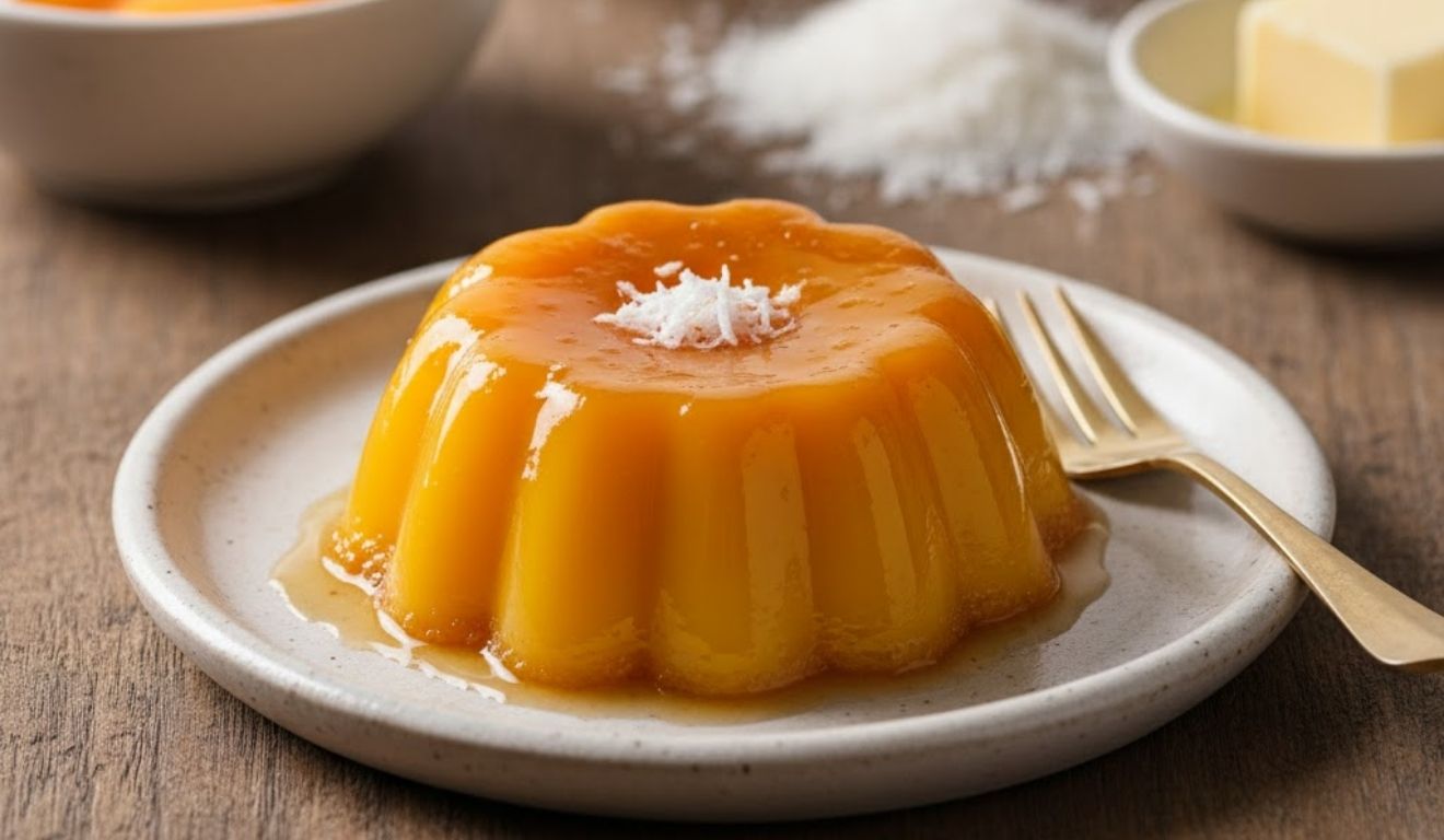 Quindim perfeito: cremoso, brilhante e sem cheiro de ovo Quindim perfeito: cremoso, brilhante e sem cheiro de ovo