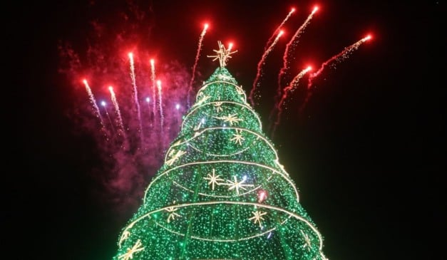 Inauguração do Natal Encantos de Viana (Foto: Kaio Torres/Prefeitura de Viana)