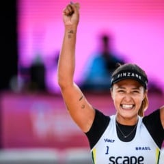 Copa do Mundo de Vôlei de Praia. Adelaide, Austrália. Vic e Thâmela