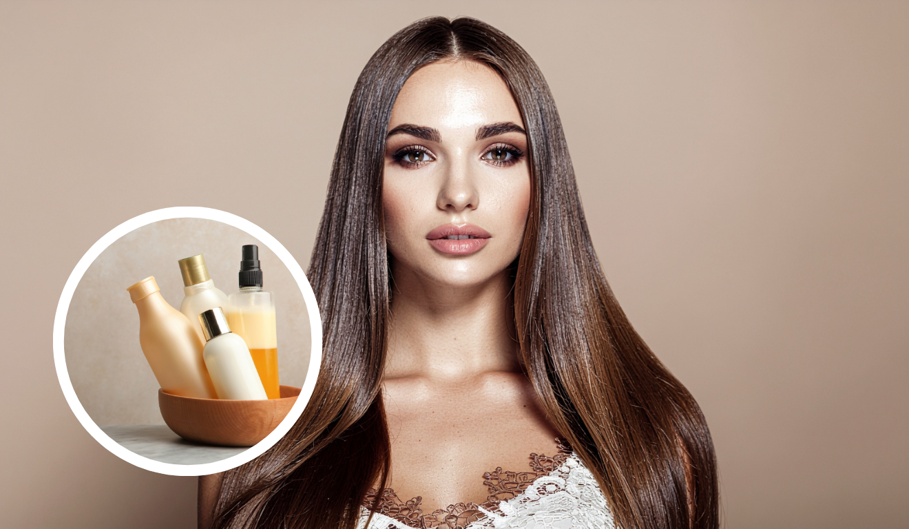 Produto para alisar cabelo/Canva