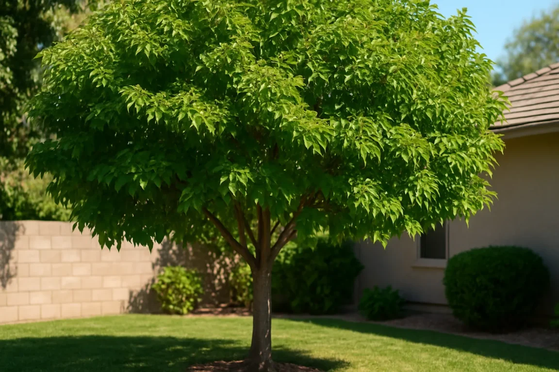 5 árvores para sombra que quase não soltam folhas e funcionam bem até em áreas pequenas