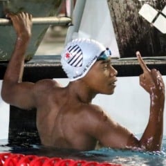 Campeonato Brasileiro Infantil de Verão de Natação. Matheus Ngome. Rio de Janeiro