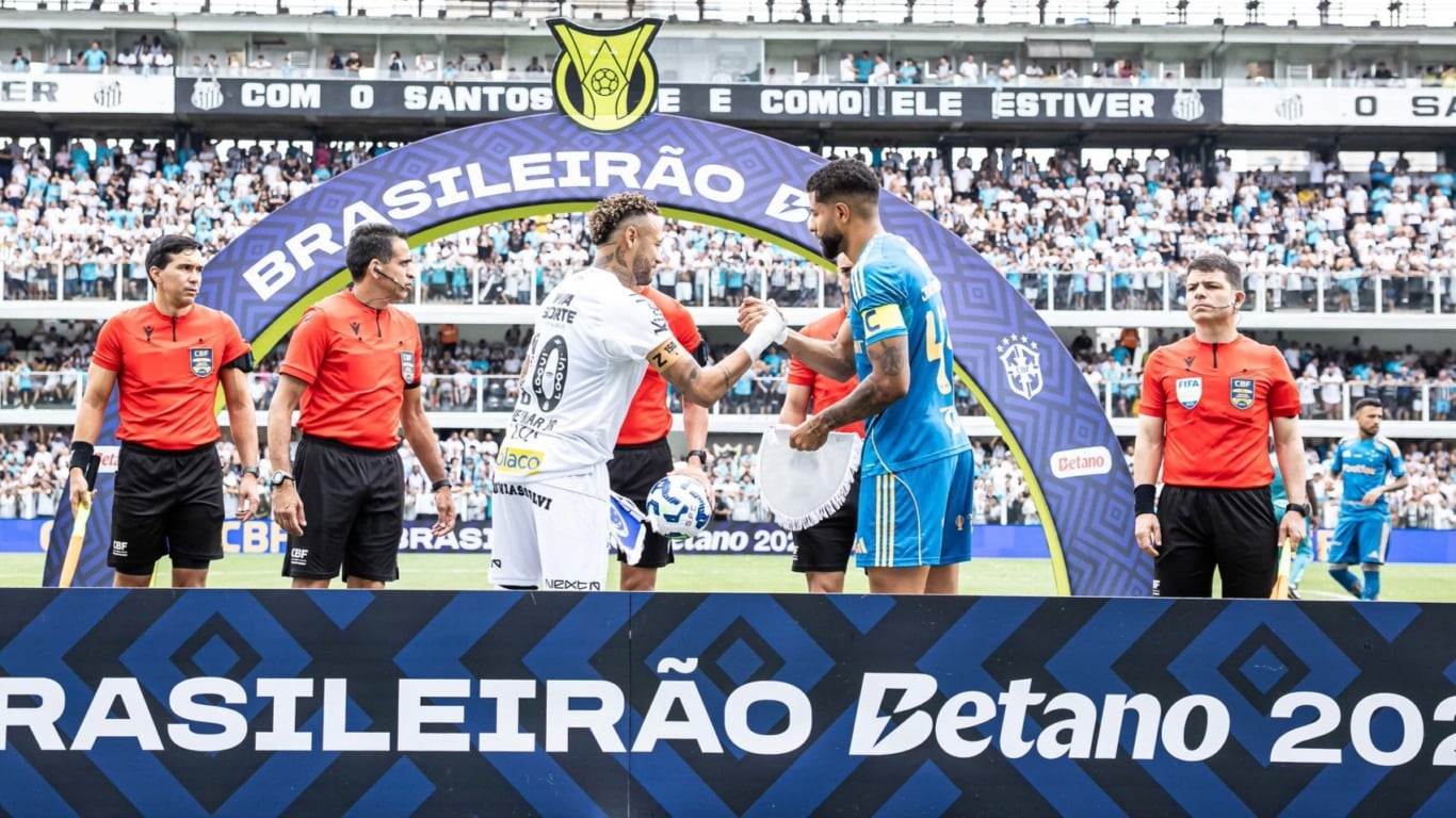 Santos x Cruzeiro, na Vila Belmiro.
Foto: Jhony Inácio/Cruzeiro